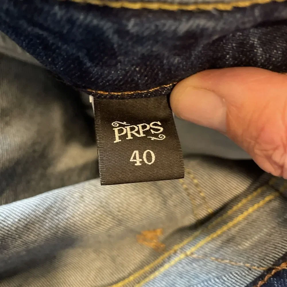 PRPS Mens Jeans Distressed Cayenne Size 40 Blue Jeans Japanese‎ Denim Designer
